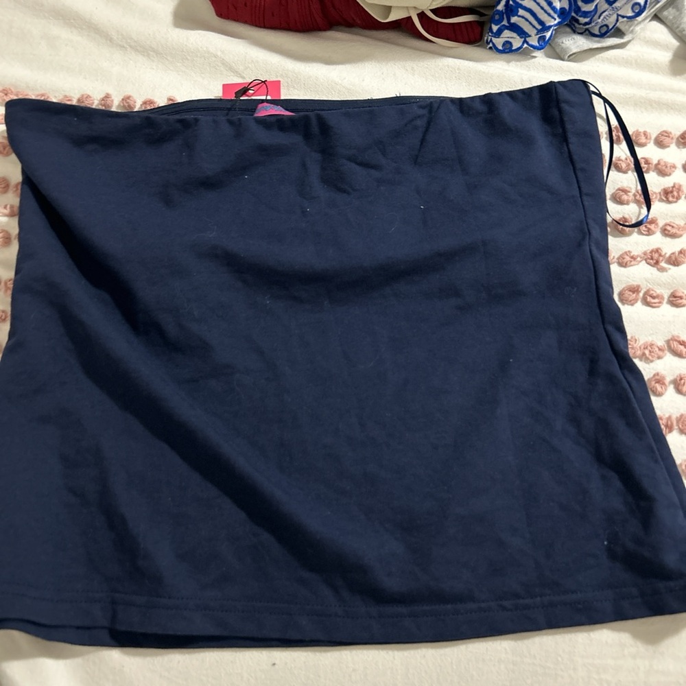 Edikted Dark Blue Mini Skirt